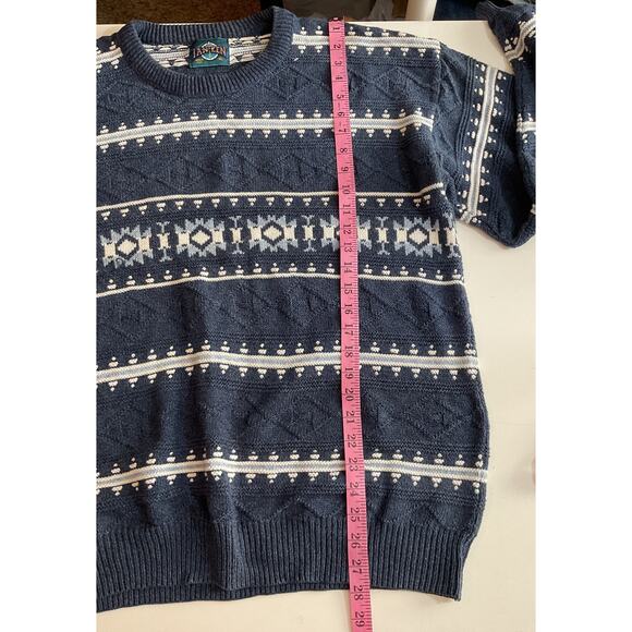 Vintage 80s Jantzen Grandpa Sweater Cosby Men's XL Crewneck USA - Picture 5 of 6